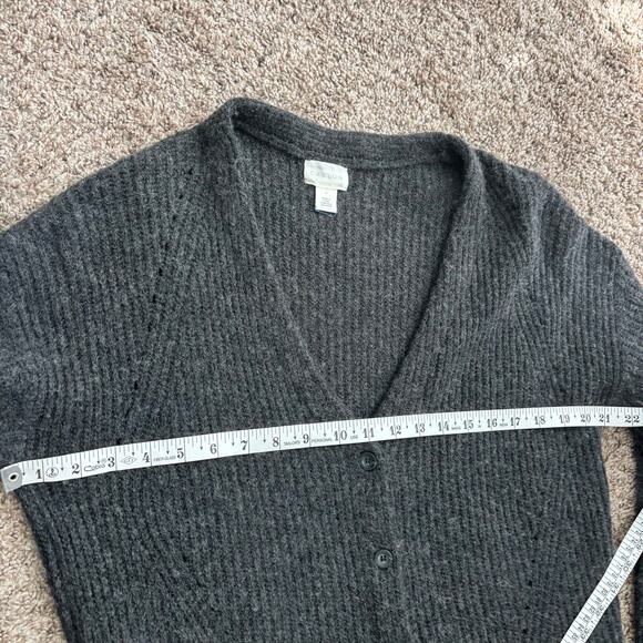 Caslon Women’s Long Line Duster Cardigan Sweater Sz L Cotton Wool Essential - Picture 14 of 15